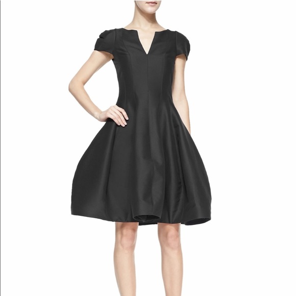 Halston Heritage Dresses & Skirts - Must-Have Halston Heritage Black Maggie Tulip Skirt Dress - Sz 0 - Taffeta